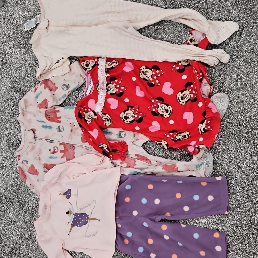 12 Month Girls Pajama Set